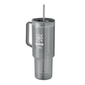 RPET beker 1200ml-Transparant grijs