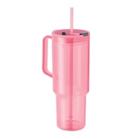 RPET beker 1200ml-Transparant roze
