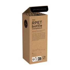 RPET Bottle 500 ml waterfles - in geschenkdoos