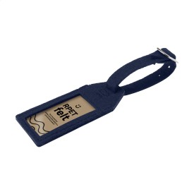 RPET Felt GRS Luggage Tag bagagelabel-Donkerblauw