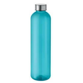 RPET fles 1000ml-Transparant blauw