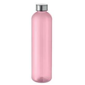 RPET fles 1000ml-Transparant roze