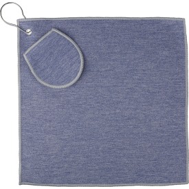 rPET golfhanddoek Idris-Kobaltblauw