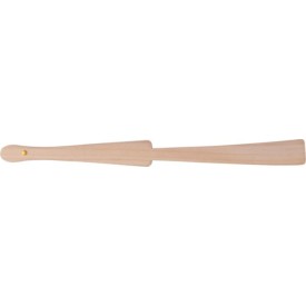 Rosanne handwaaier - rPET - 40 x 23 cm - houten handvat
