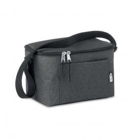 Cuba cooler bag with front pocket-Zwart