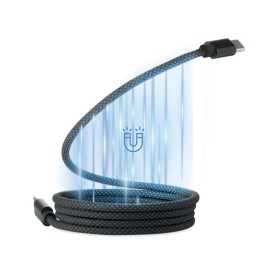 RPET magnetische kabel-Zwart