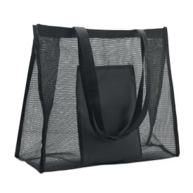 RPET mesh boodschappentas-Zwart