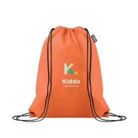 RPET non-woven trekkoordtas-Oranje