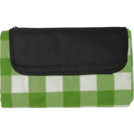 rPET opvouwbare polarfleece deken Vesper-Lichtgroen