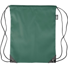 rPET polyester (210D) trekkoord rugtas Calix-Groen