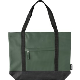 rPET polyester (600D) draagtas Lumi-Groen