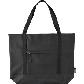 rPET polyester (600D) draagtas Lumi-Zwart