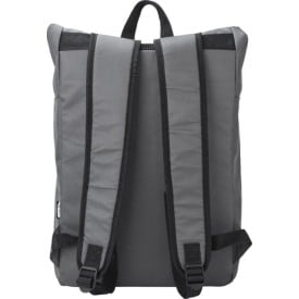 Evie rugzak - rPET polyester - 600D - rolltop - klittenband- en gespsluiting