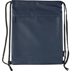 rPET polyester (600D) trekkoordrugzak Auri-Blauw