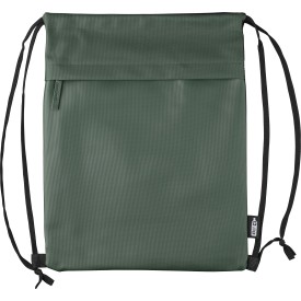 rPET polyester (600D) trekkoordrugzak Auri-Groen