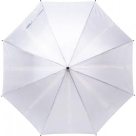 RPET pongee (190T) paraplu-Wit