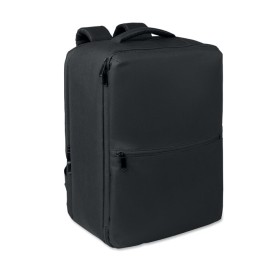 RPET rugzak met vacuümzak 18L-Zwart