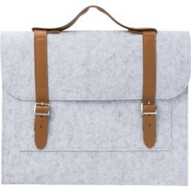 Amelia documententas - rPET vilt - PU-details - gespsluiting