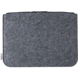 laptophoes Emilia 14 inch - rPET vilt - met ritssluiting en voorvak