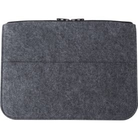 RPET vilten laptophoes Emilia-Grijs