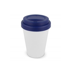 RPP Koffiebeker Wit 250ml-Wit / donker blauw
