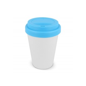 RPP Koffiebeker Wit 250ml-Wit / licht blauw