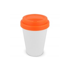 RPP Koffiebeker Wit 250ml-Wit / oranje