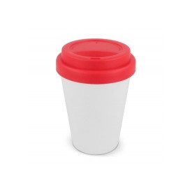 RPP Koffiebeker Wit 250ml-Wit / rood
