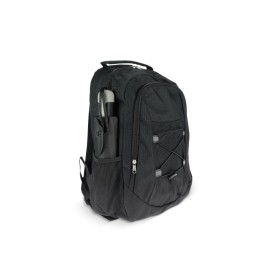 Rugzak met trekkoorddetail R-PET 25L-Zwart