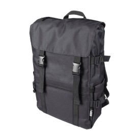 Rugzak Vayo | Gerecycled | Laptop 15" | 11 l-Zwart