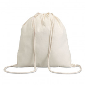 Rugzakje met koord-Beige-Zonder opdruk