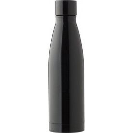 RVS dubbelwandige drinkfles Marcelino-Zwart