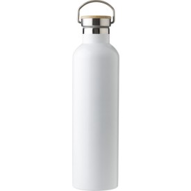 RVS dubbelwandige fles Damien-Wit