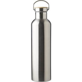 RVS dubbelwandige fles Damien-Zilver