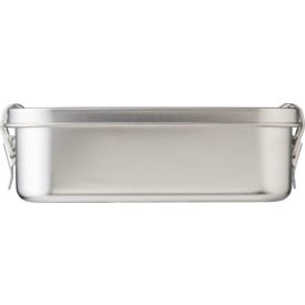 RVS lunchbox Kasen-Zilver