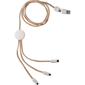 Gemma oplaadkabel - RVS - 120 cm