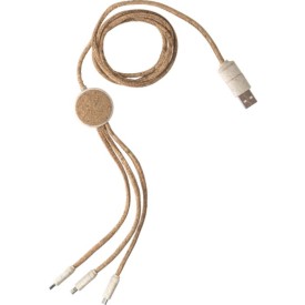 Gemma oplaadkabel - RVS - 120 cm