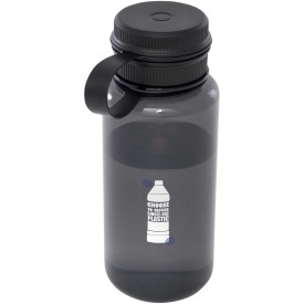 Ryder 900 ml RCS gecertificeerde RPET sportfles met multifunctioneel deksel -Zwart
