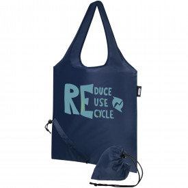 Sabia RPET opvouwbare draagtas-Navy