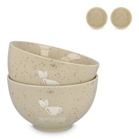 Sagaform Ditte Keramische Kommenset - steengoed - 12cm