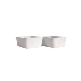 Sagaform Flora ovenschaal mini 2-delig-Wit