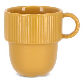 Sagaform Inka mok met oor 270ml-Geel
