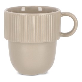 Sagaform Inka mok met oor 270ml-Licht grijs
