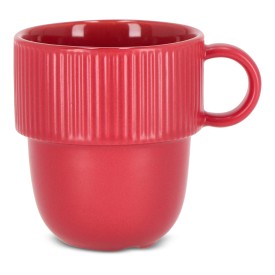 Sagaform Inka mok met oor 270ml-Rood
