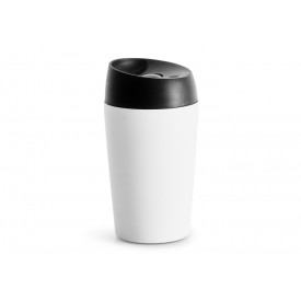Sagaform Loke dubbelwandige mok gekleurde Coating 240ml-Wit