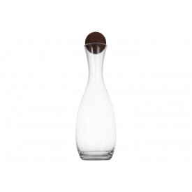 Sagaform Nature karaf met kurkstopper 1,5 liter-Transparant