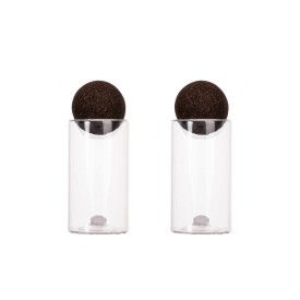 Sagaform Nature potje - glas - kurkstopper - 2 stuks - geschenkverpakking