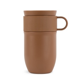 Sagaform Ted isolatie mok, 280ml lekvrij en vaatwasserbestendig-Bruin