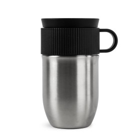 Sagaform Ted isolatie mok, 280ml lekvrij en vaatwasserbestendig-Zilver