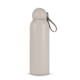 Sagaform Tekla stalen fles (gerecycled) 500 ml-Beige